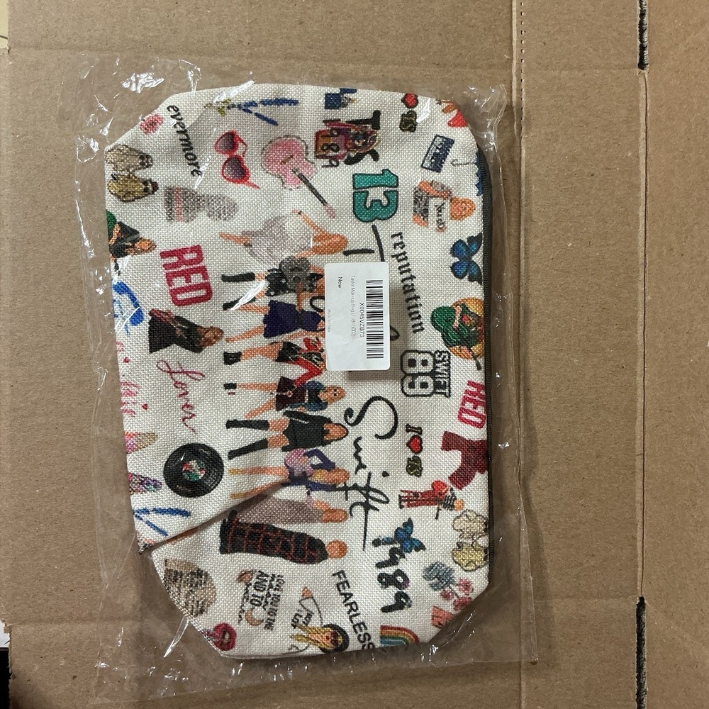 Taylor Swift Makeup Pencil Bag Swiftie Eras Tour NEW - Picture 6 of 7